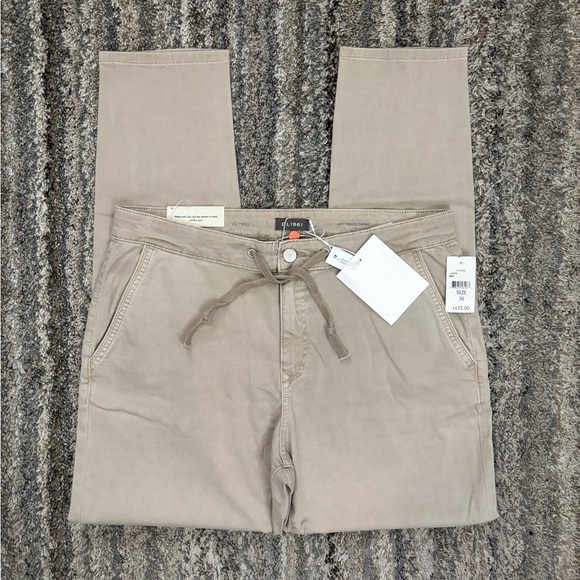 DL1961 Jay Track Chino Pants Sz 36 NWT | DL1961 Men Chino Pants In Brit NEW - - Picture 1 of 13